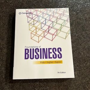 Foundations of Business Textbook - White with Purple Accents